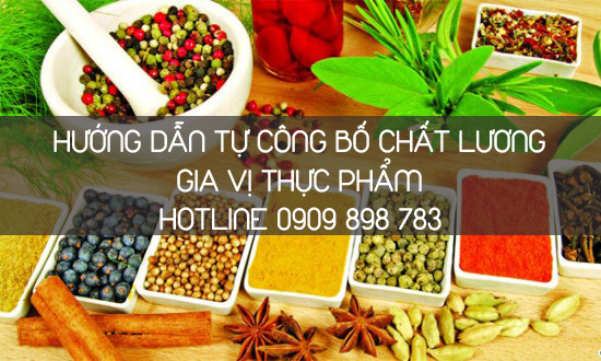 tự công bố chất lượng gia vị thực phẩm