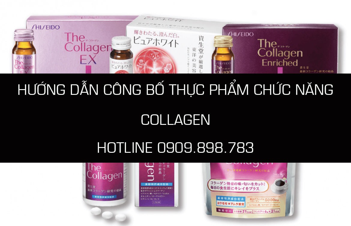 Hướng dẫn công bố thực phẩm chức năng collagen